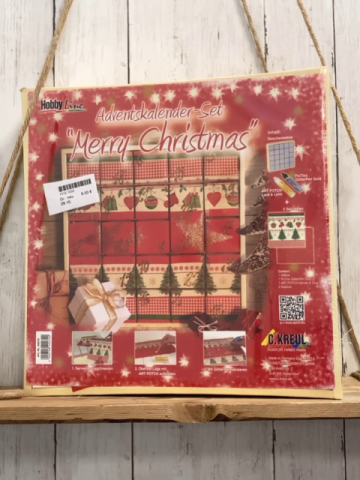   Adventskalenderset  Merry Christmas 