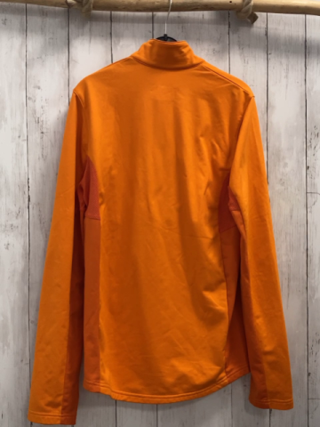 Decathlon  Sportshirt lang  Gr. 164/170  orange dunkelorange Reißverschluss 