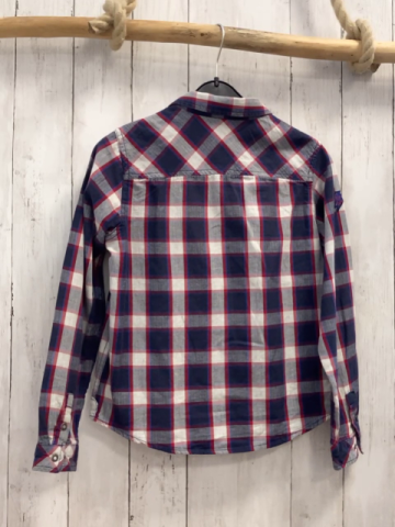 sergent major Hemd Gr. 146  blau rot weiß kariert