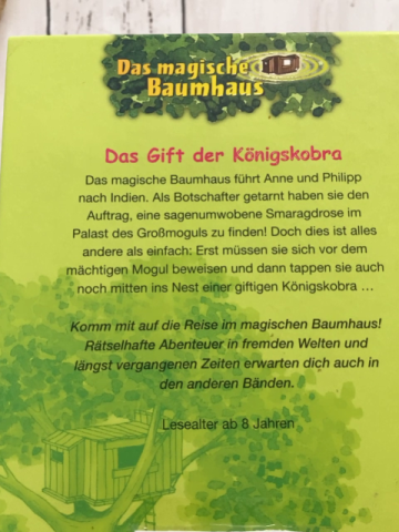 Magisches Baumhaus  Buch  Das Gift der Königskobra 