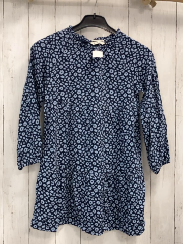 Tom Tailor  Kleid  Gr. 128  blau hellblaue Blumen 