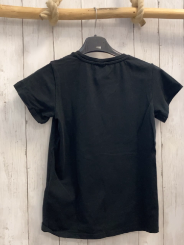 Replay  T-Shirt  Gr. 140  schwarz hellgraue Glitzerschrift 