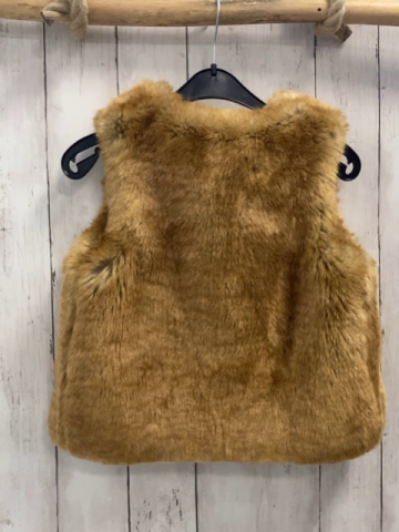Chloé  Weste  Gr. 128  ocker beige Felloptik 