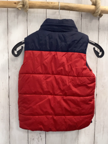 Massimo Dutti  Weste  Gr. 110  blau rot 