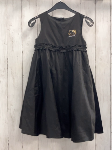 H&M  Kleid Gr. 128  schwraz Hello Kitty Unterrock Rüschen 