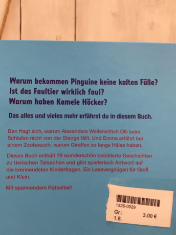   Buch Warum bekommen Pinguine kleine kalten Füße 