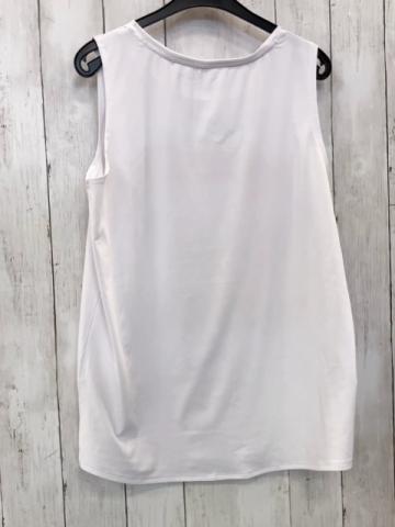 Esprit  Sporttop M  weiß roter Balken mit weißer Schrift 