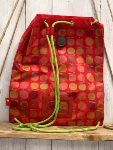 Sigikid  Sportbeutel  rot bunte Äpfel 