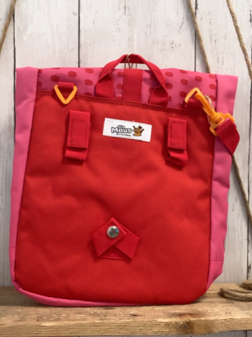 neu  Fahrradtasche  Die Maus pink rot 