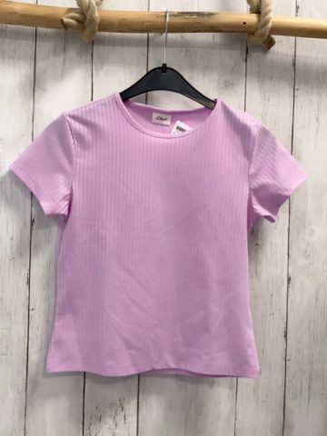 S´Oliver  T-Shirt  Gr. 152  rosa Rippen 