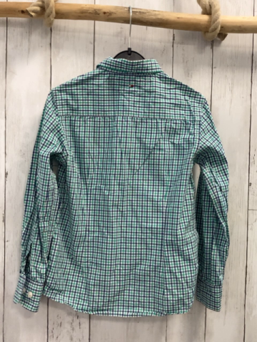 Tommy Hilfiger  Hemd  Gr. 122  grün blau weiß kariert 
