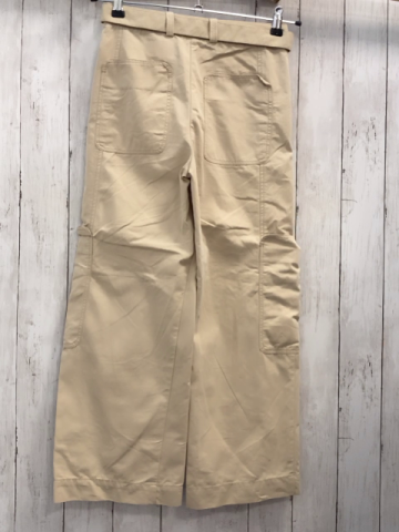 Zara  Hose  Gr. 164  beige mit Gürtel 