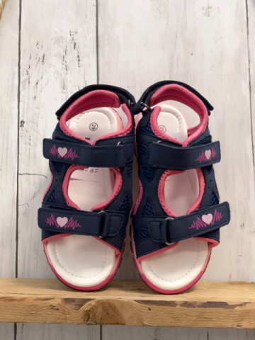 Lamino  Sandalen  Gr. 29  blau pink Bund Herz 