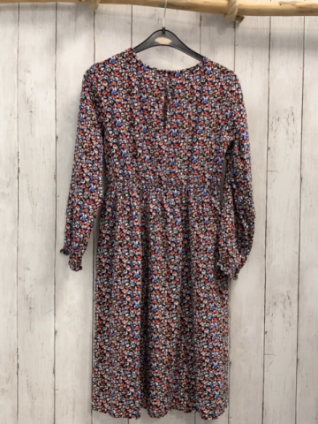 Kidz Only  Kleid  Gr. 134/140  schwarz bunte Blumen 