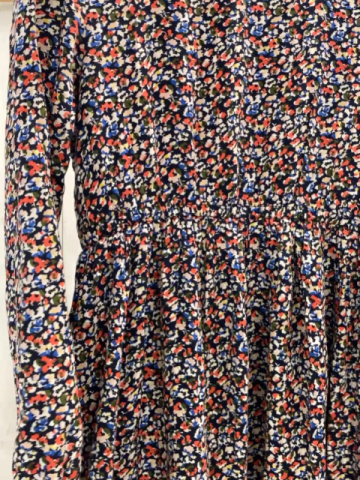 Kidz Only  Kleid  Gr. 134/140  schwarz bunte Blumen 