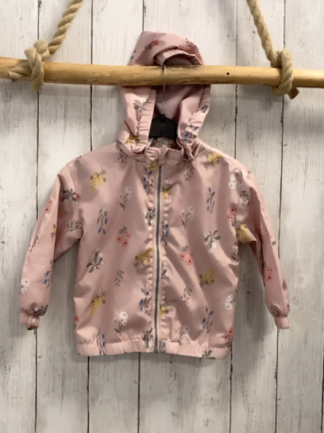 H&M  Jacke  Gr. 86  rosa Blumen 