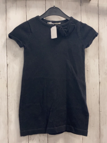 H&M Kleid  Gr. 98  schwarz Strick mit Glitzer Schleife 