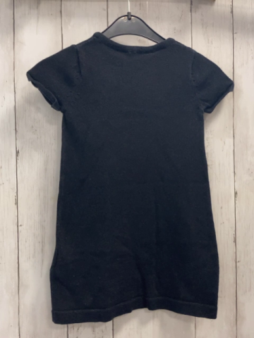 H&M Kleid  Gr. 98  schwarz Strick mit Glitzer Schleife 