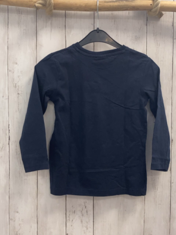 Tape à l´ oeil  Langarmshirt  Gr. 116  blau hellblaue Skateboards Schrift 