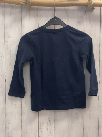 Tape à l´ oeil  Langarmshirt  Gr. 116  blau hellblaue Skateboards Schrift 