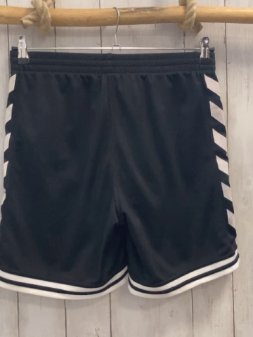 hummel  Sportshorts Gr. L  schwarz weiße Zackenstreifen an der Seite 