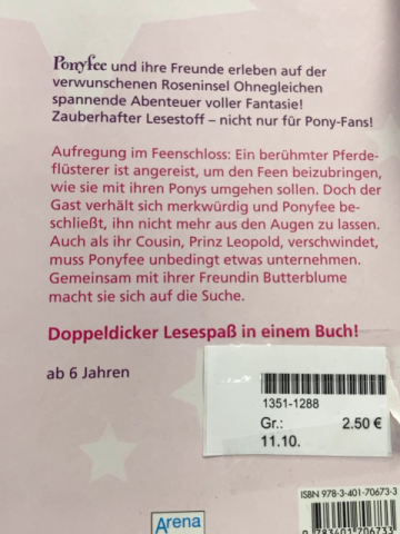  Buch Hier kommt Ponyfee! Zauberhafte Abenteuer im Feenland