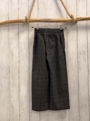 zara Hose Gr. 122  schwarz grau kariert