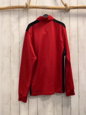 adidas Joggingjacke M rot schwarz