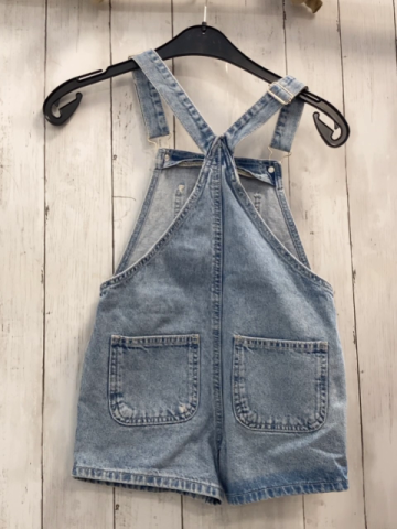 Mango  Latzshorts  Gr. 128  blau Jeans 