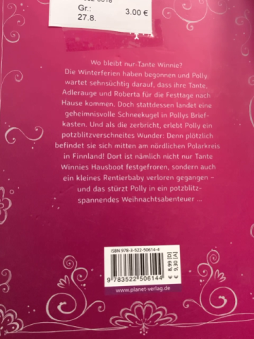  Buch Polly Schlottermotz Juchee - Weihnachten im Schnee 