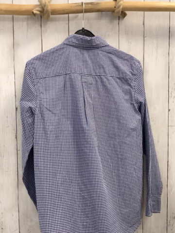 Ralph Lauren  Hemd  Gr. 140/164  blau weiß kariert 