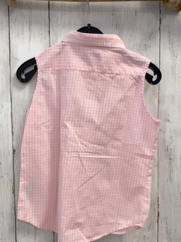 Ralph Lauren  Sommerbluse  Gr. 116  rosa weiß kariert
