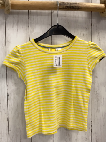 Mini Boden  T-Shirt  Gr. 110  gelb weiße St#1366ß0089reifen 