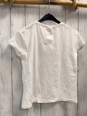 Zara  T-Shirt  Gr. 152  weiß Pailettenerdbeere 