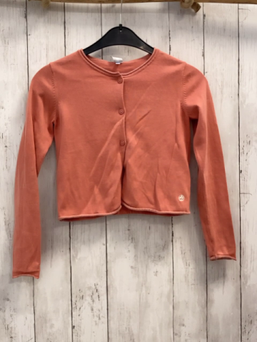 Petit Bateau  Strickjacke  Gr. 140  lachs 