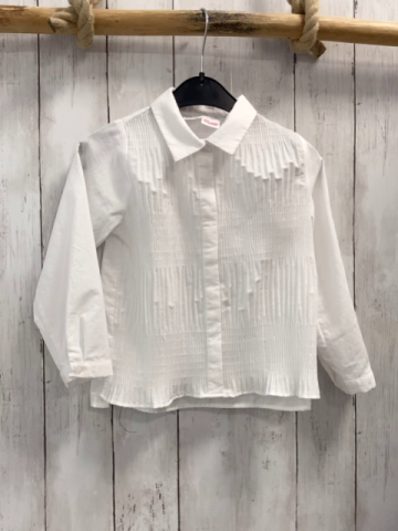 Zara  Bluse Gr. 98  weiß gesmokt 