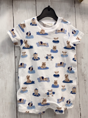 mayoral  Playsuit  Gr. 62  Hunde auf Kissen 