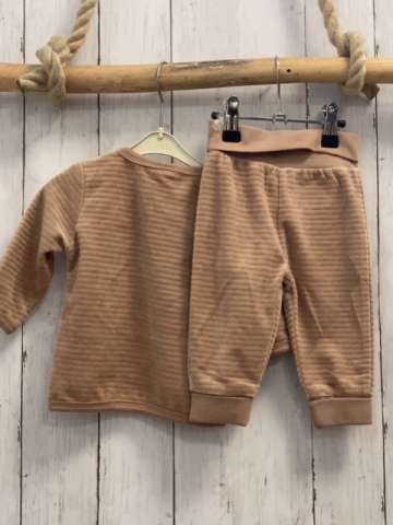 2tlg Orsolino  Pullover + Leggings Gr. 68  hellbraun Nicky 