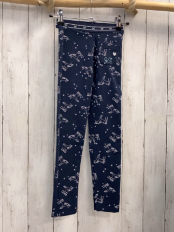 S´ Oliver  Leggings  Gr. 116  blau weiße Einhörner + Sterne 