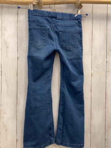  Jeggings Gr. 128  blau Jeans Pailetten an den Knien