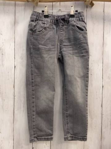  Hose Gr. 104  grau Jeans Kordel