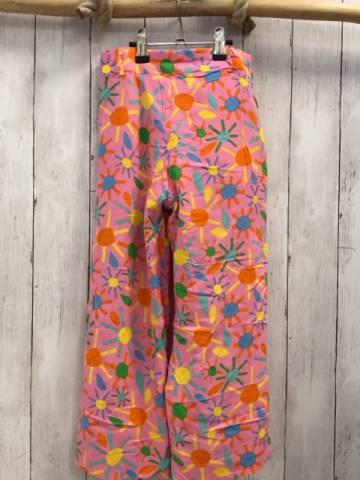 Panco Hose Gr. 128  rosa bunte Sonnen  Bund verstellbar weites Bein
