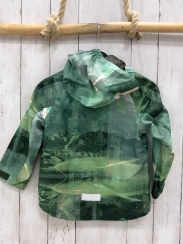 Reima Regenjacke Gr. 98  verschiende Grüntöne Punkte