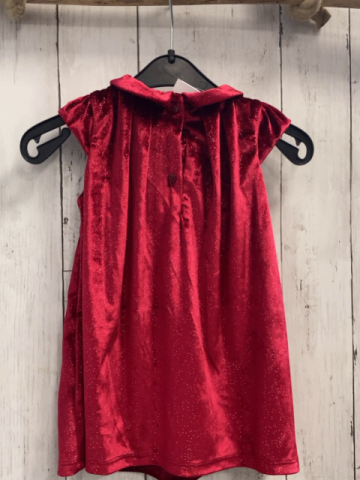  Kleid  Gr. 80  rot Nicky silber Glitzerpunkte 