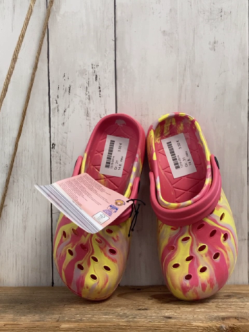 neu Gummischuhe Gr. 31  gelb pink