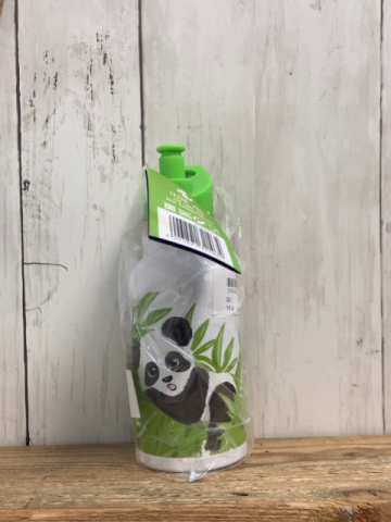 neu Trinkflasche weiß grün Panda