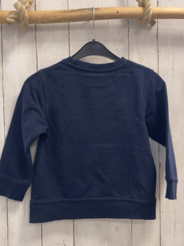 Salt & Pepper Pullover Gr. 104  blau Feuerwehr weiße Schrift