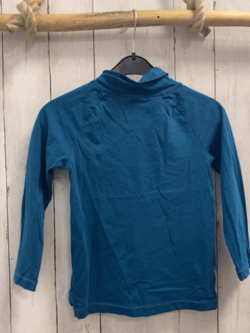 S´Oliver Langarmshirt Gr. 116  petrol Pailettenauto