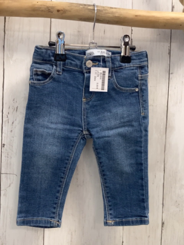 Zara  Jeggings  Gr. 74  blau Jeans Bund verstellbar 