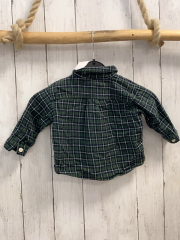 Old Navy Hemd Gr. 68  blau grün weiß kariert